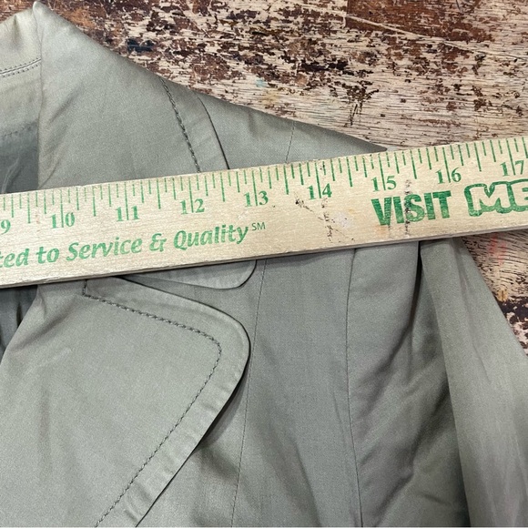Escada Vintage Olive Green Blazer Size‎ 36 - Picture 8 of 15
